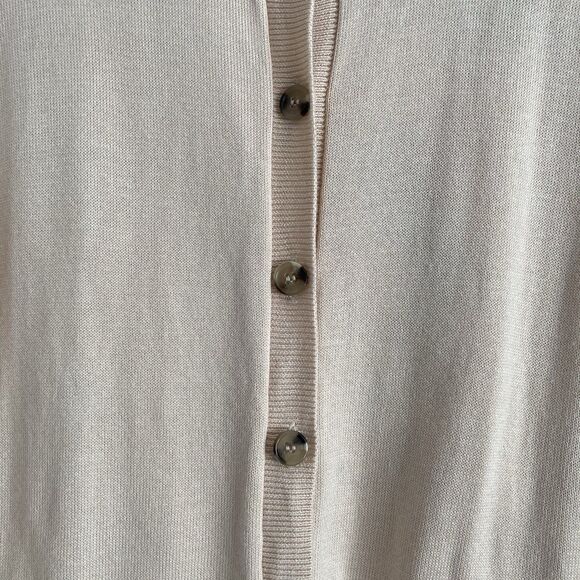 ModCloth Womens Dancing Embroidered Cardigan Sweater Size Medium Cotton Blend - Picture 4 of 10